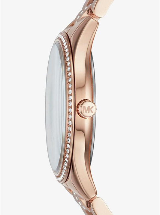 Mini Lauryn Pavé Rose Gold-Tone Watch
