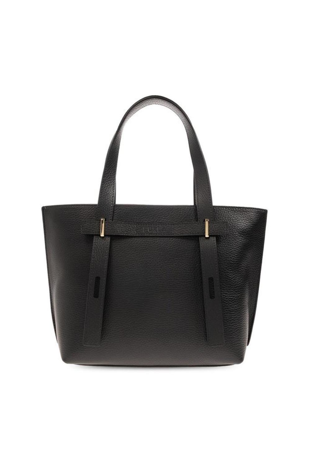 Furla Logo Embossed Giove Small Bag