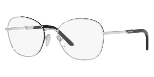Prada Women's PR-64YV-GAQ1O1-54 Fashion 54mm Silver and Black Opticals