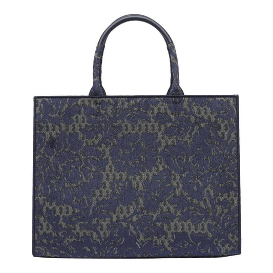 Furla Floral Jacquard Top Handle Bag