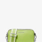Jet Set Small Pebbled Leather Double-Zip Camera Bag