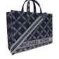 Michael Michael Kors Gigi Logo Jacquard Large Tote Bag