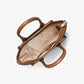Avril Small Leather Top-Zip Satchel