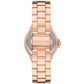 Women's Lennox Quartz Three-Hand Rose Gold-Tone Stainless Steel Watch 37mm