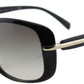 Prada Conceptual PR 08OS 1AB0A7 Womens Rectangle Sunglasses