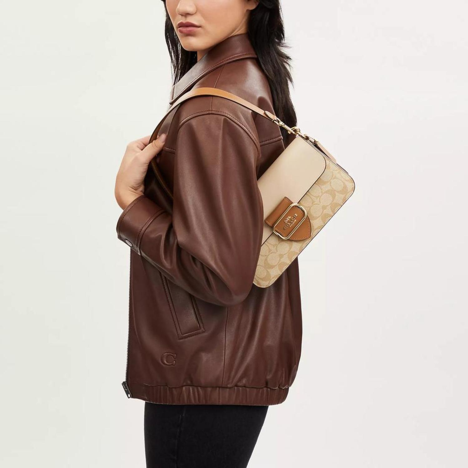 Coach Outlet Coach Messenger Bag Brown Coach Outlet Coach Shoulder