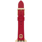 Women's Red Leather Band for Apple Watch, Compatible with 38, 40, 41mm