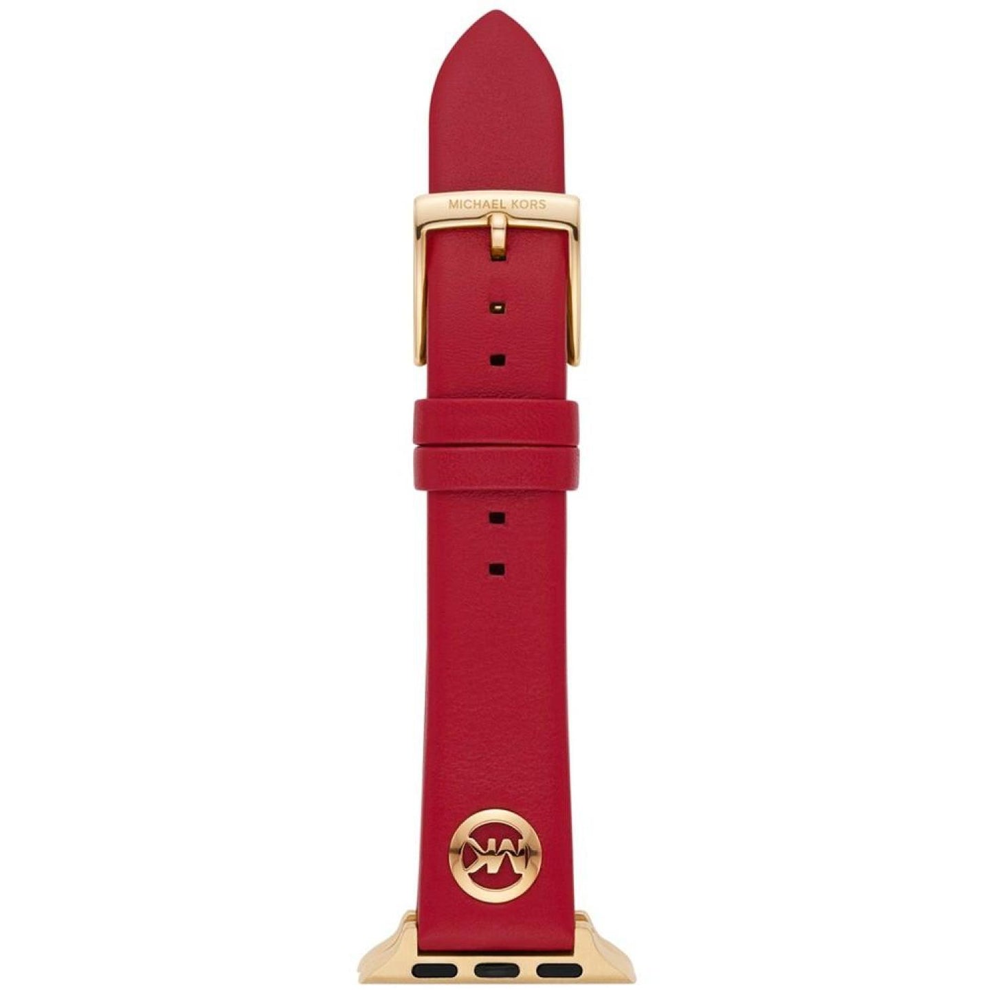 Women's Red Leather Band for Apple Watch, Compatible with 38, 40, 41mm