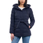 Women's Belted Packable Puffer Coat