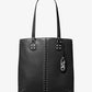 Astor Large Studded Leather Tote Bag