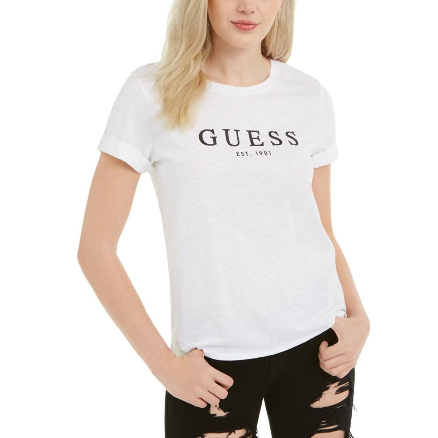 Women's 1981 Cotton Roll-Cuff T-Shirt