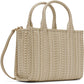 Khaki 'The Monogram Leather Small' Tote