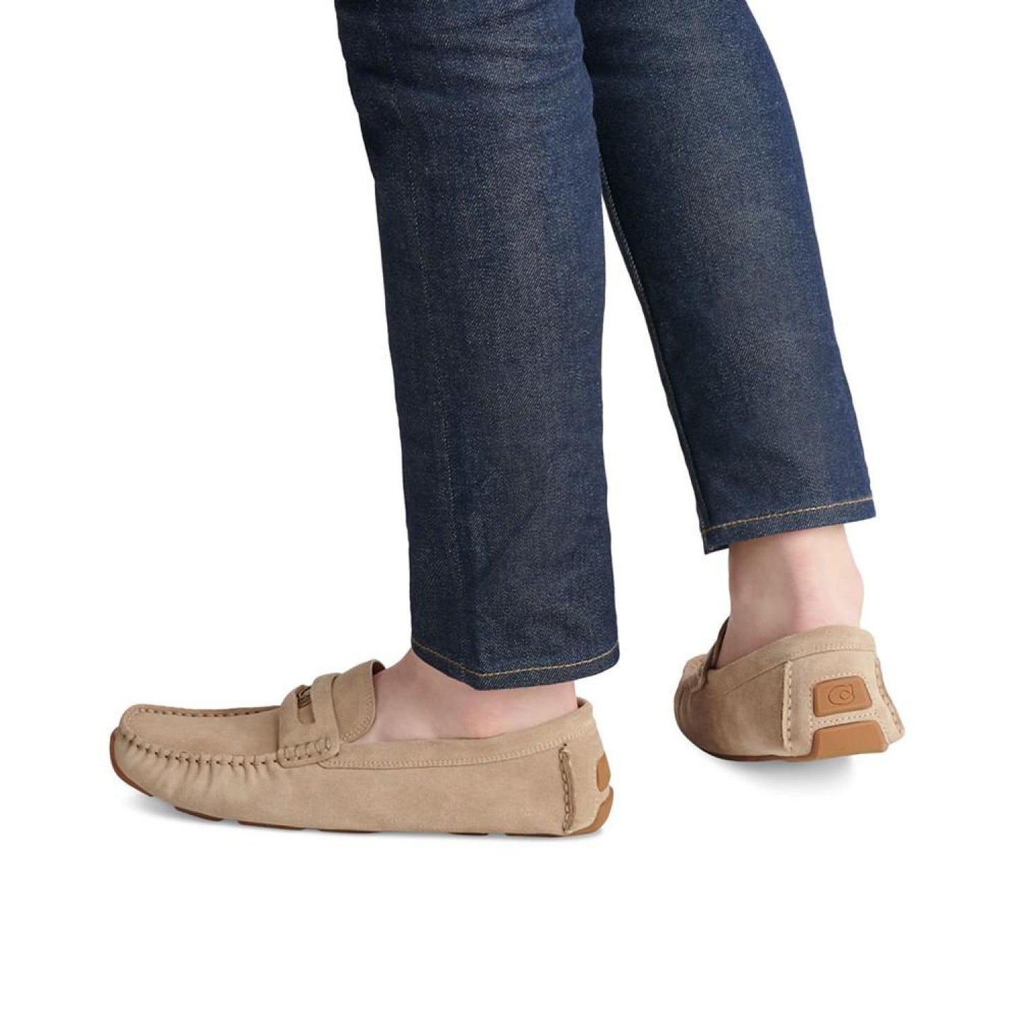 Men's C Coin Suede Driver
