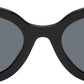 Black Oval Sunglasses