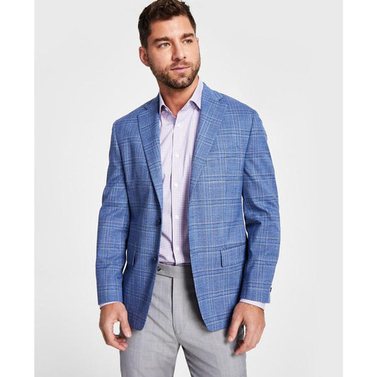 Men's Modern-Fit Plaid Sport Coat