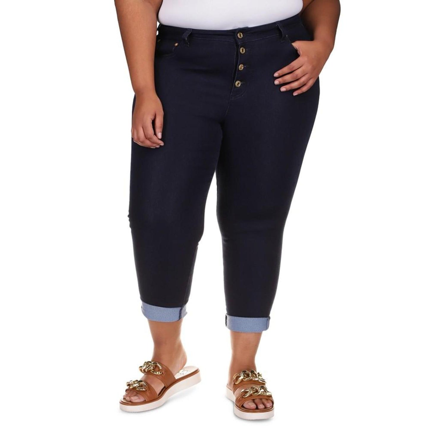 Plus Size High-Rise Skinny Jeans