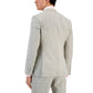 Men's Modern-Fit Check-Print Superflex Suit Jacket