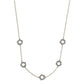 Faux Stone Signature Pave Tea Rose Necklace