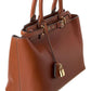 CELINE Conti Leather Satchel