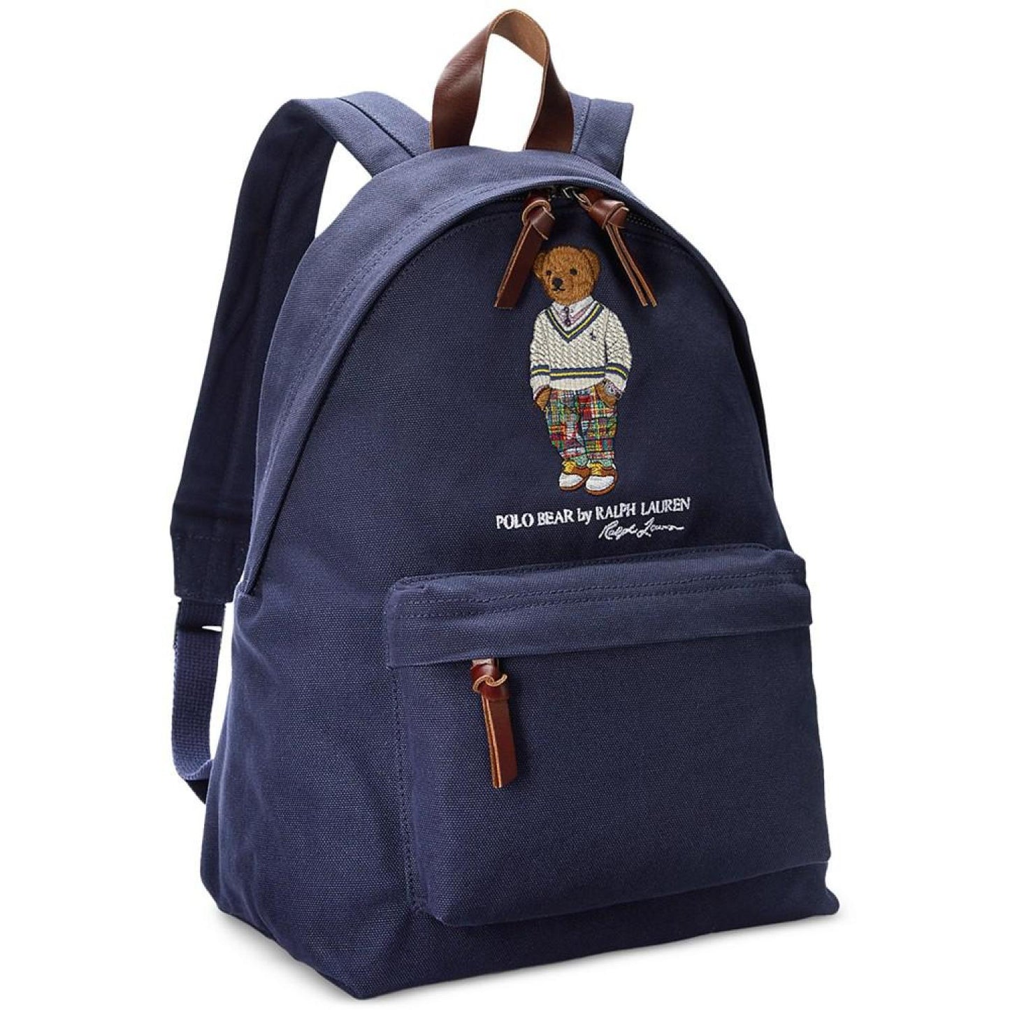 Men's Polo Bear Canvas Backpack