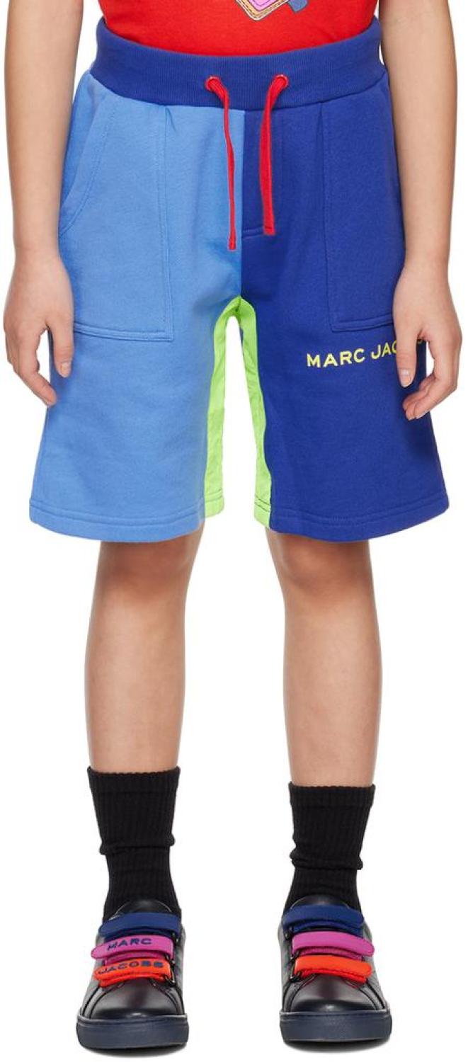 Kids Blue Four-Pocket Shorts