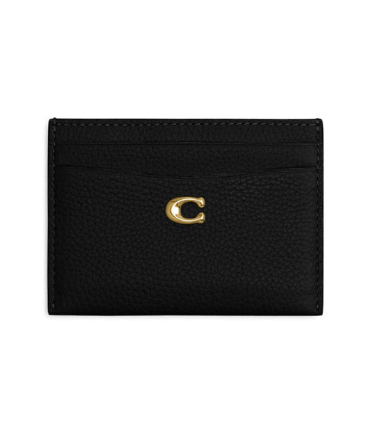 Polished Pebble Leather Essential Card Case