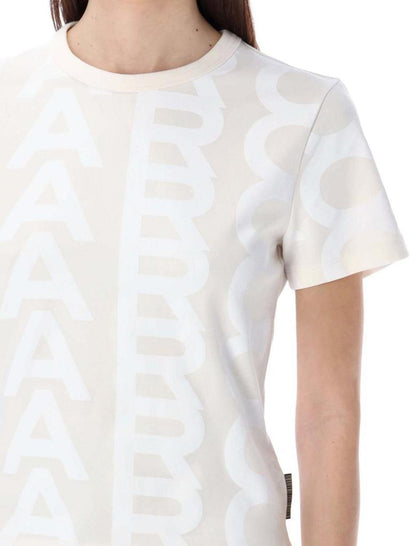 Marc Jacobs Logo Debossed Crewneck T-Shirt