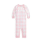 Gingham Cotton Sweater Coverall (Infant)