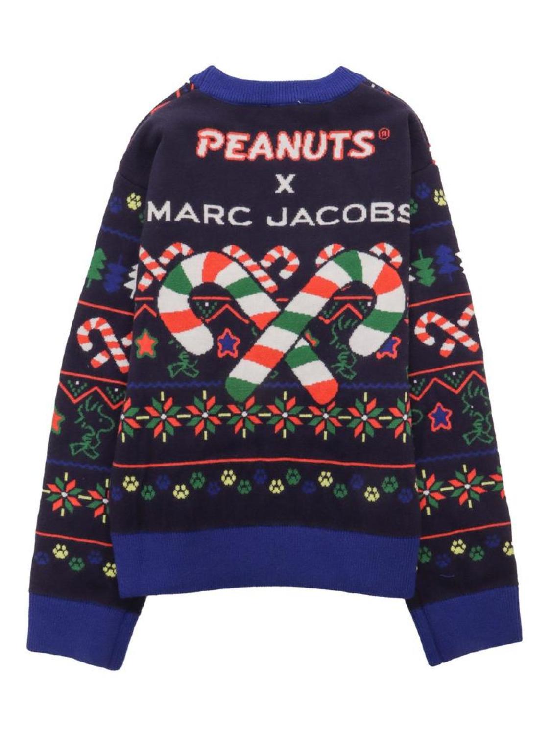 The Marc Jacobs Kids Snoopy Graphic Intarsia Sweater