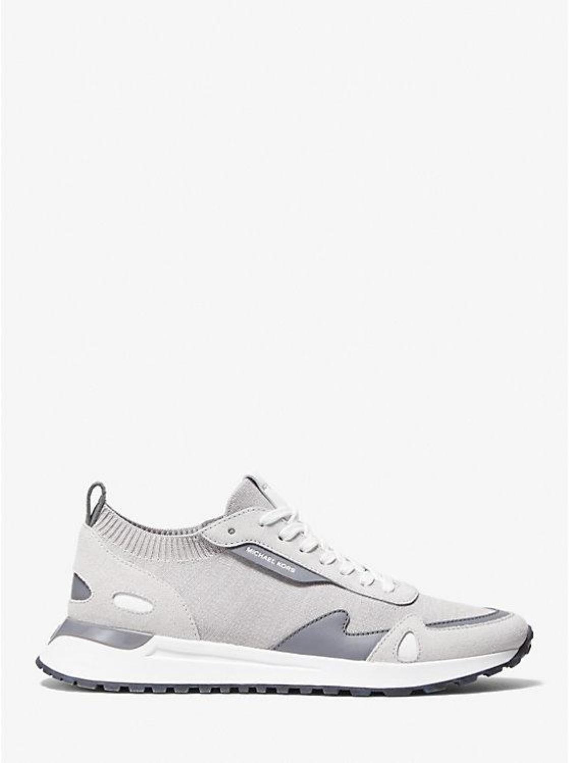 Miles Knit and Suede Trainer