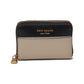 Morgan Color-Blocked Saffiano Leather Zip Card Case
