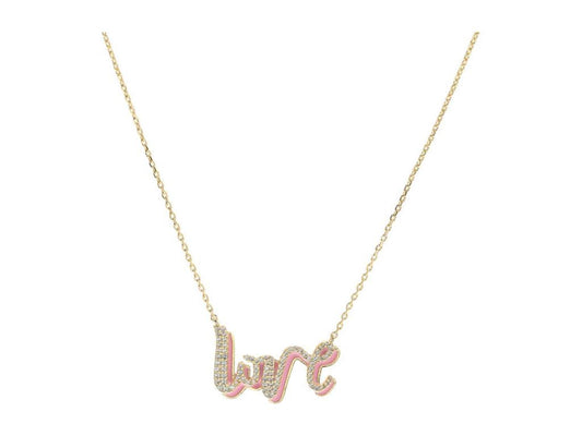 Say Yes Love Pendant Necklace