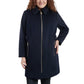 Women's Plus Size Club-Collar Zip-Front Coat