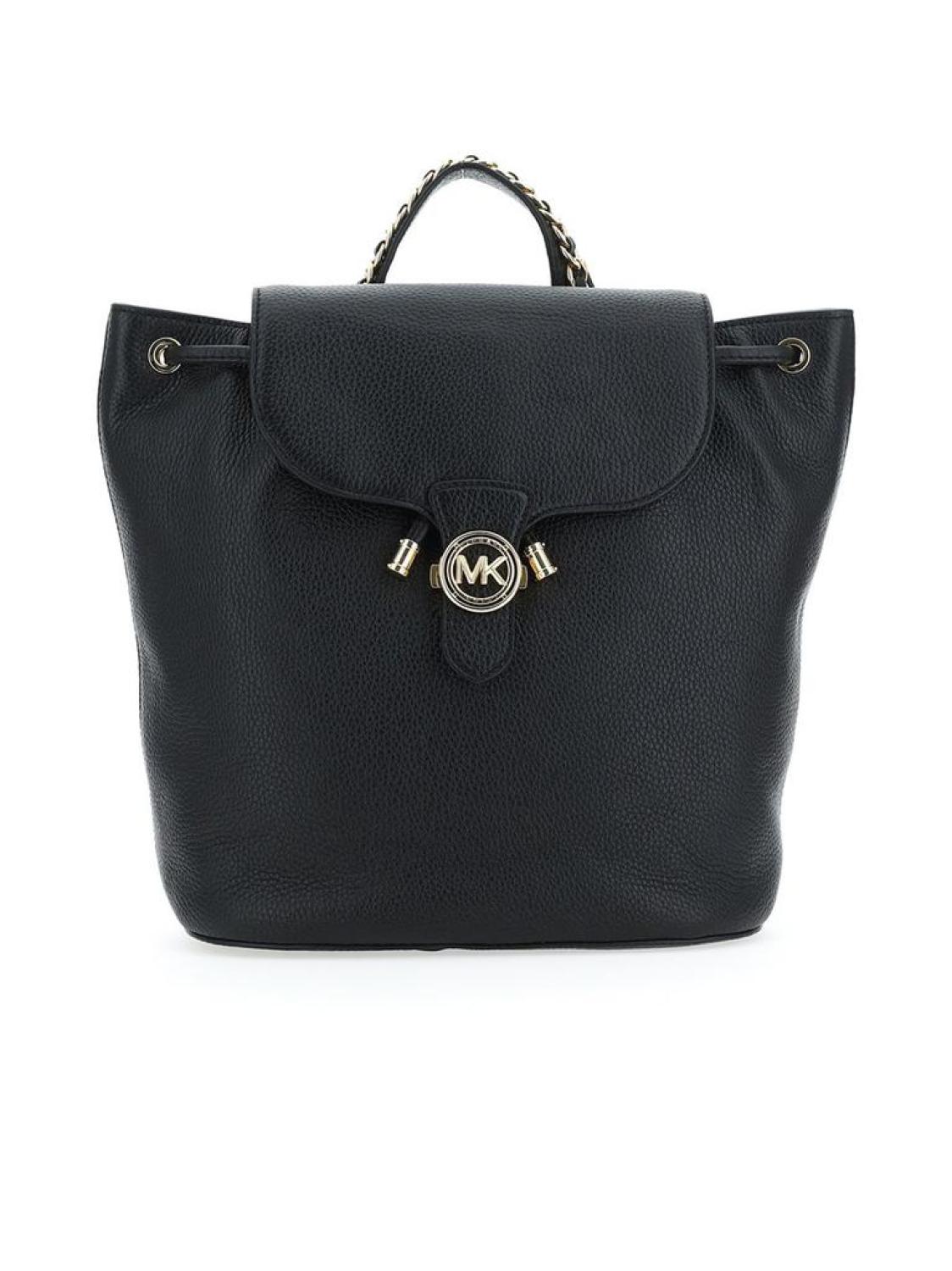 Michael Michael Kors Logo Plaque Drawstring Backpack