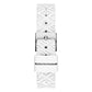 Women's Analog White Silicone Watch 34mm
