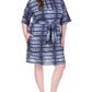 Plus Womens Hooded Knee Shift Dress