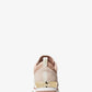 Dash Logo and Leather Trainer