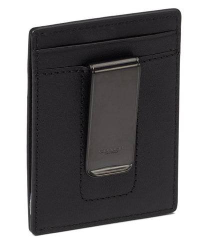 Money Clip Card Case in Sport Calf