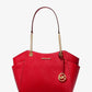 Jet Set Large Saffiano Leather Shoulder Bag