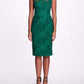 Boat Neck Fauna Cocktail Dress