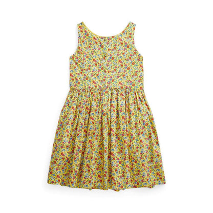 Floral Cotton Poplin Dress (Big Kids)