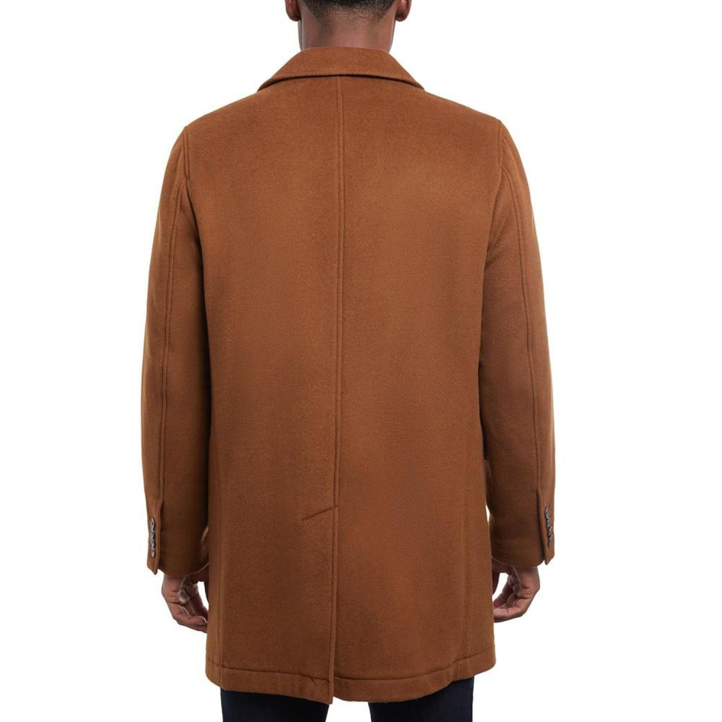 Men's Lunel Wool Blend Double-Breasted Overcoat