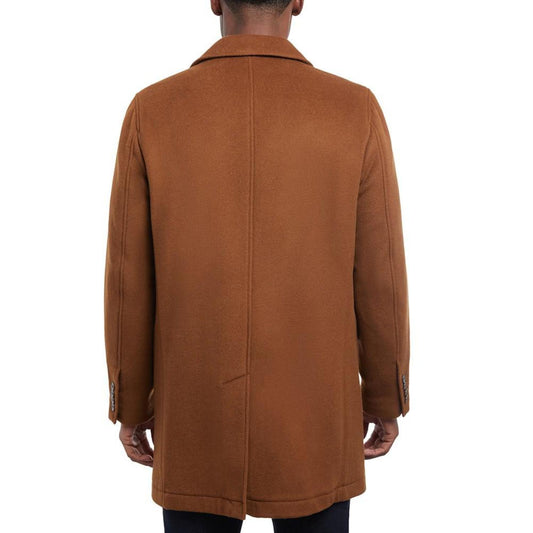 Men's Lunel Wool Blend Double-Breasted Overcoat