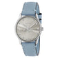 Women's Swiss G-Timeless Slim Light Blue Leather Strap Watch 29mm