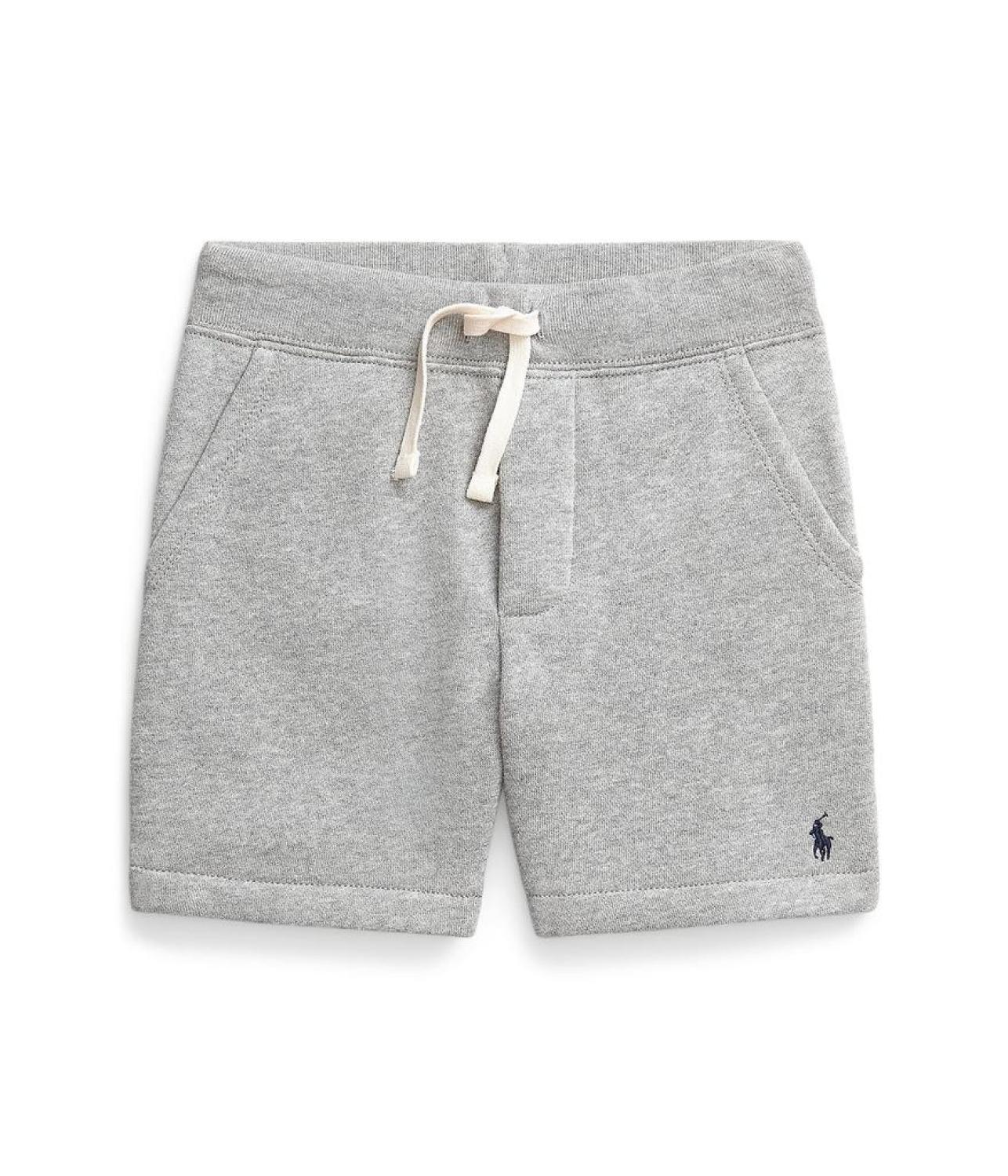 Cotton Blend Fleece Shorts (Little Kids)