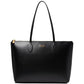 Bleecker Saffiano Leather Large Zip Top Tote