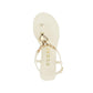 Women's Jiarella Flat T-Strap Hardware Accent Sandals