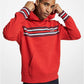 Striped Cotton Blend Hoodie