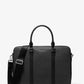 Hudson Logo and Leather Briefcase