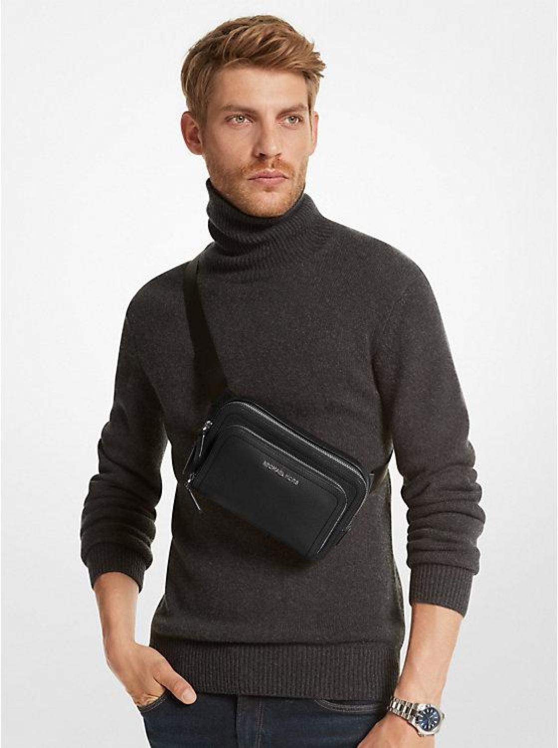 Hudson Pebbled Leather Sling Pack